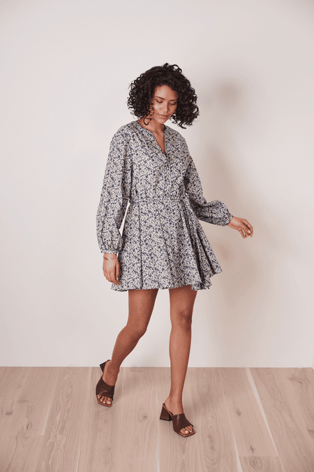 Long sleeve mini dress