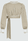 Gestreifte Wickelbluse