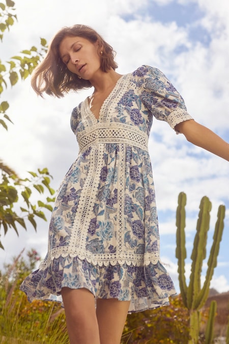 Minikleid mit Print