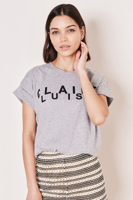 T-shirt with logo print