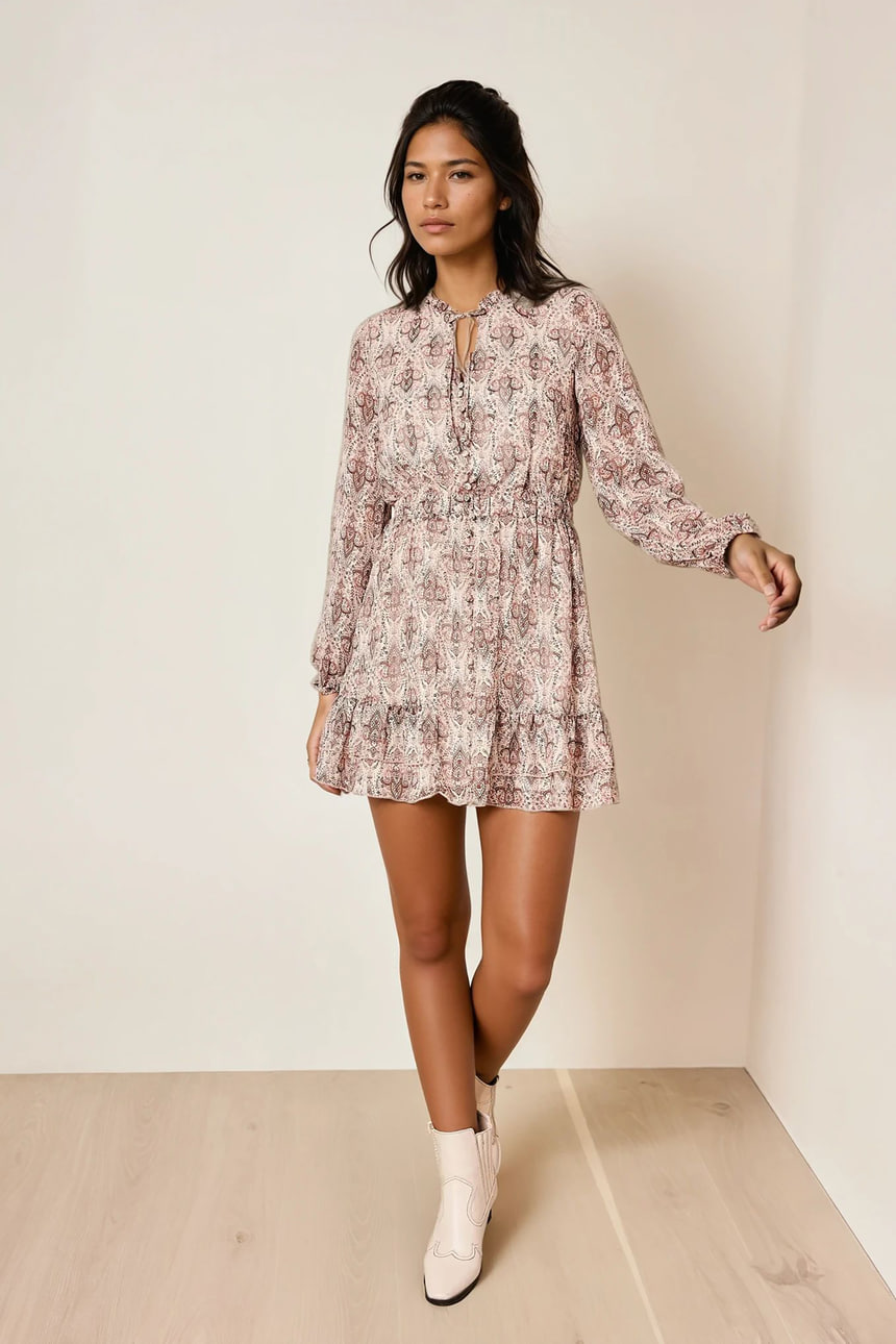 short dress with ornaments