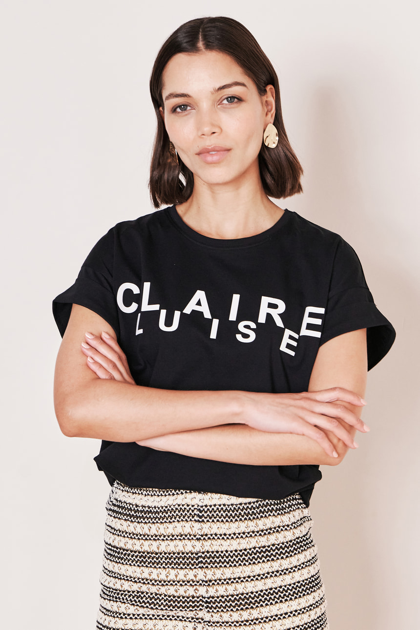 T-shirt with logo print