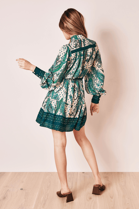 Amari paisley on sale lace long dress