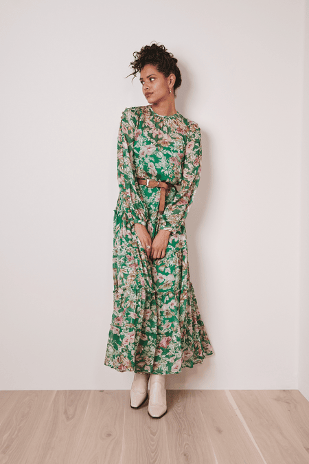 Zara green summer dress best sale