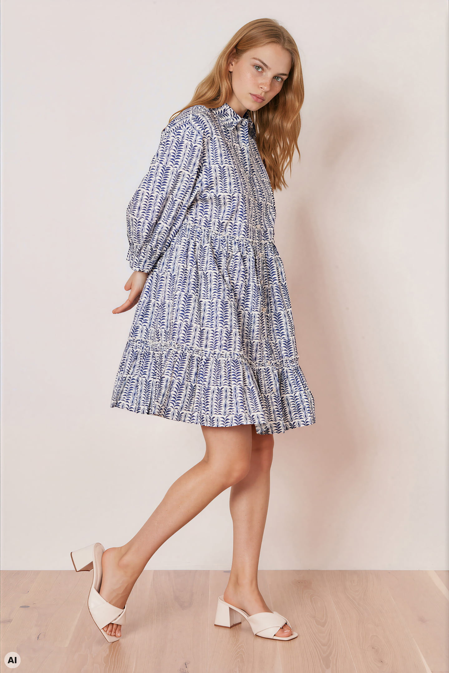 Weites Hemdblusenkleid