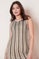 Sleeveless knitted dress