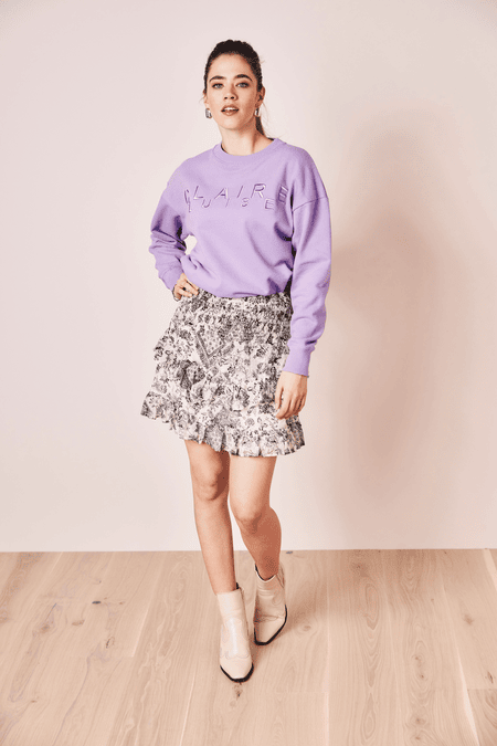 Embroidered sweatshirt