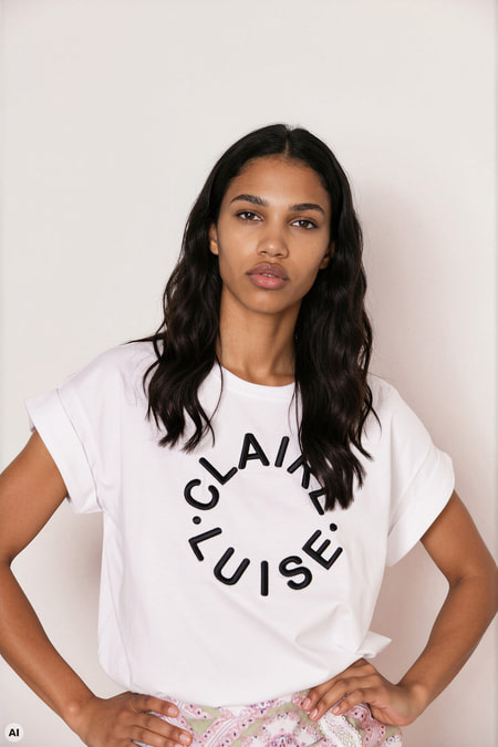 Besticktes T-Shirt