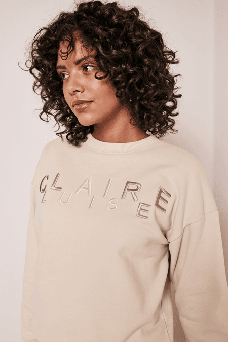 Embroidered sweatshirt