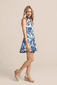 Blumiges Minikleid