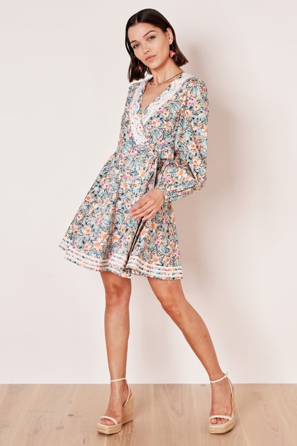 Summer dress floral pattern