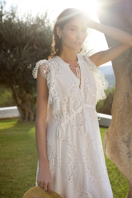 Verspieltes Maxikleid