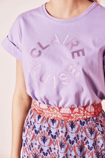 T-Shirt mit Stickerei