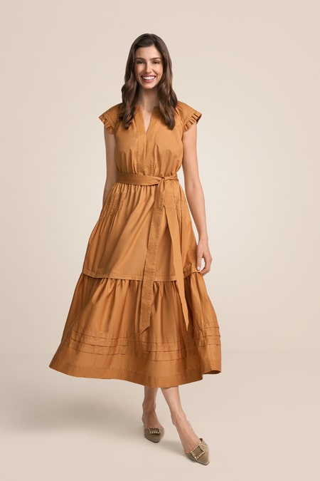 Langes Freizeitkleid