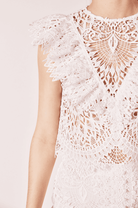 Blouse from lace