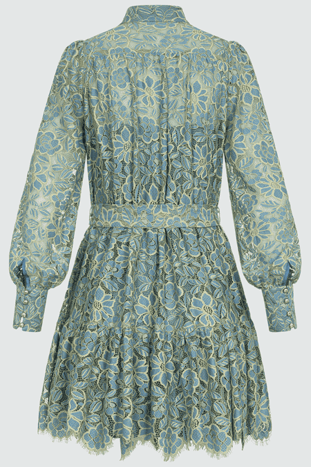 Geblümtes Spitzenkleid