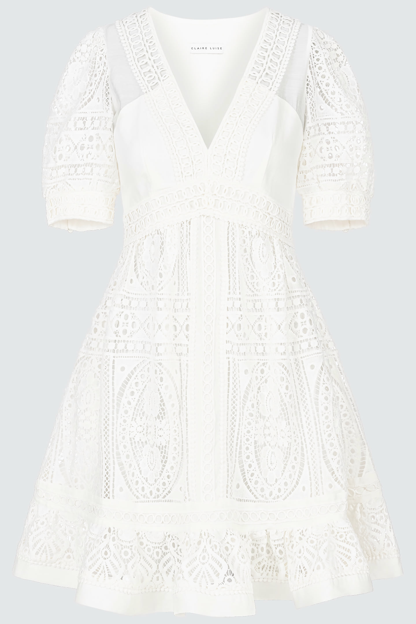 Mini dress with hole details