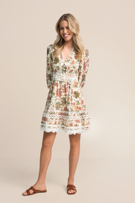 Bedrucktes Minikleid