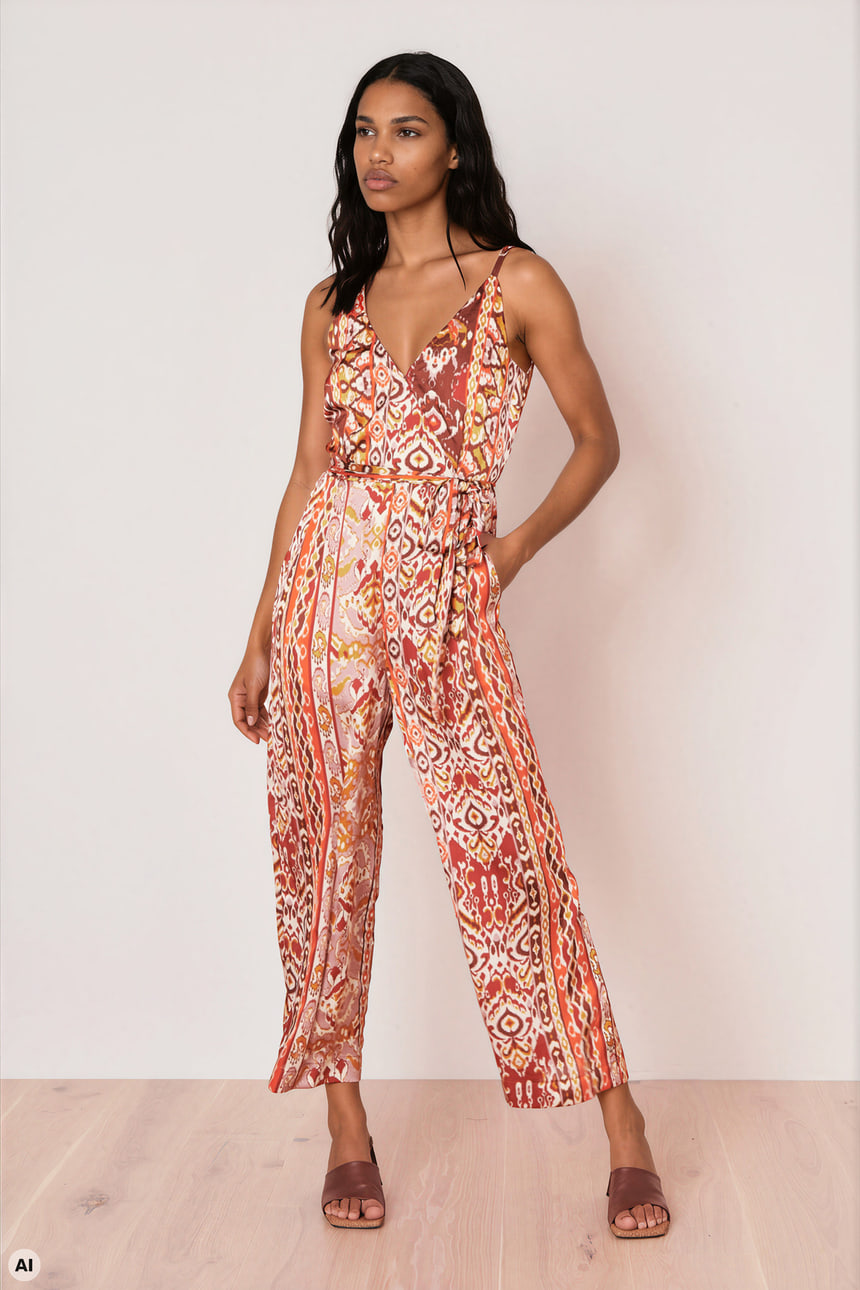 Patterned jumpsuit