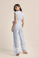 Gestreifter Jumpsuit