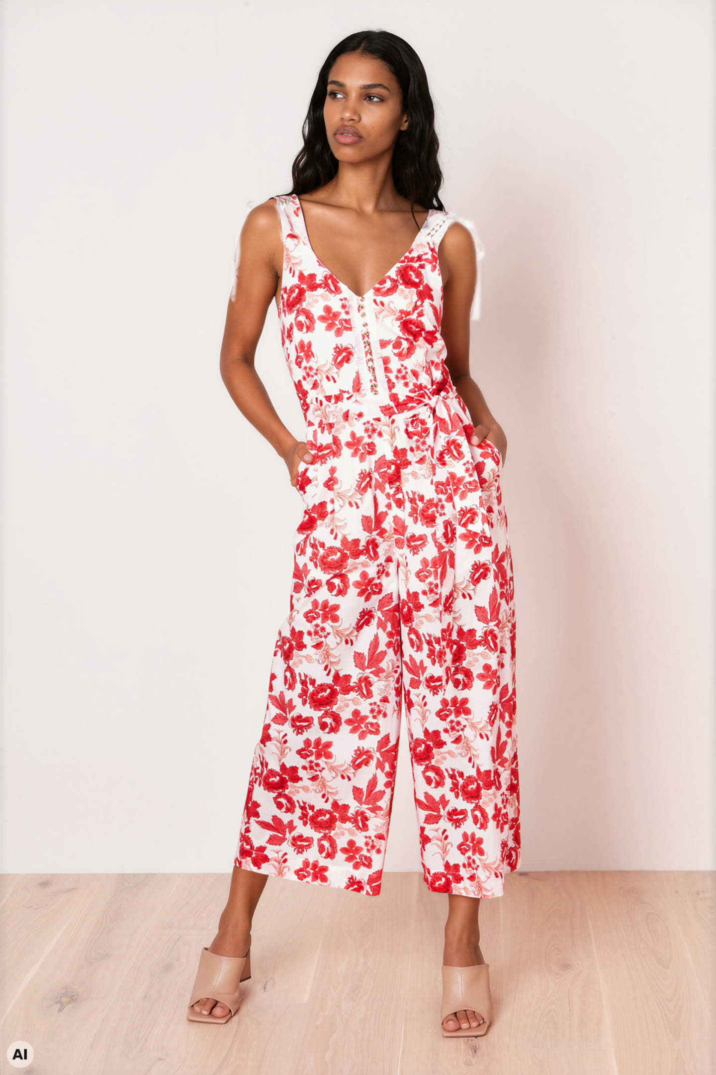 Floral jumpsuit