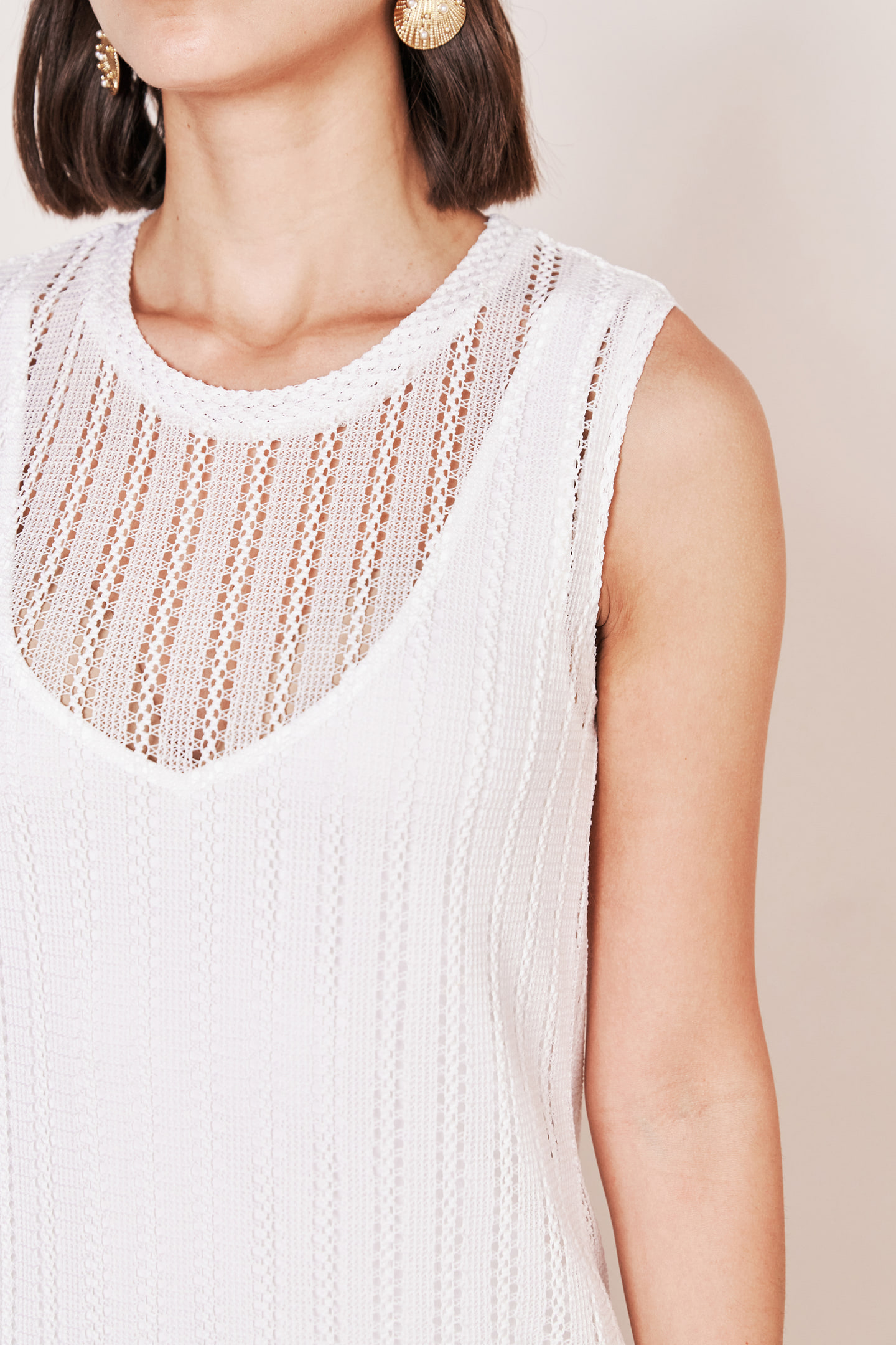 Flowing knitted dress