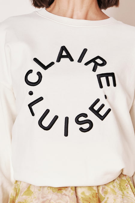 Sweatshirt mit Stickerei