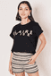 T-Shirt mit Logo-Print