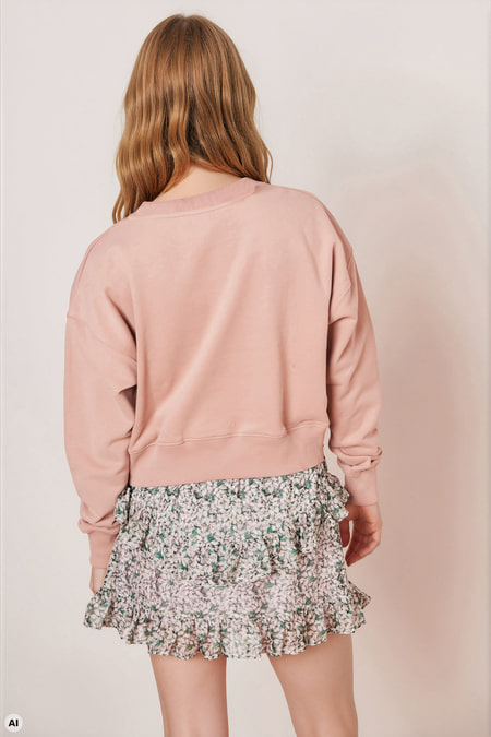 Sweatshirt mit Logo-Print