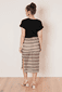 Long knitted skirt
