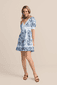 Minikleid mit Print