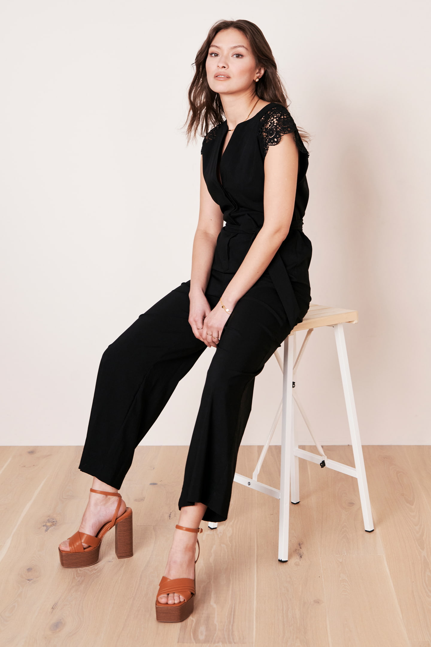 Jumpsuit with lace details