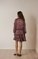 Rüschenkleid mit V-Ausschnitt