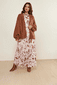 Strickjacke mit Ballonärmel