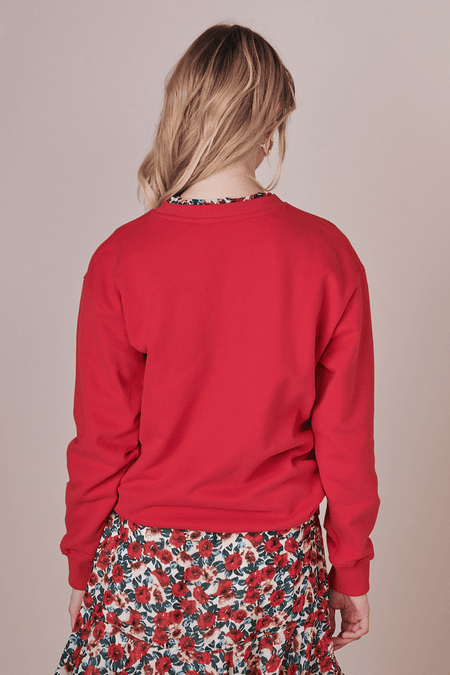 Sweatshirt with embroidery