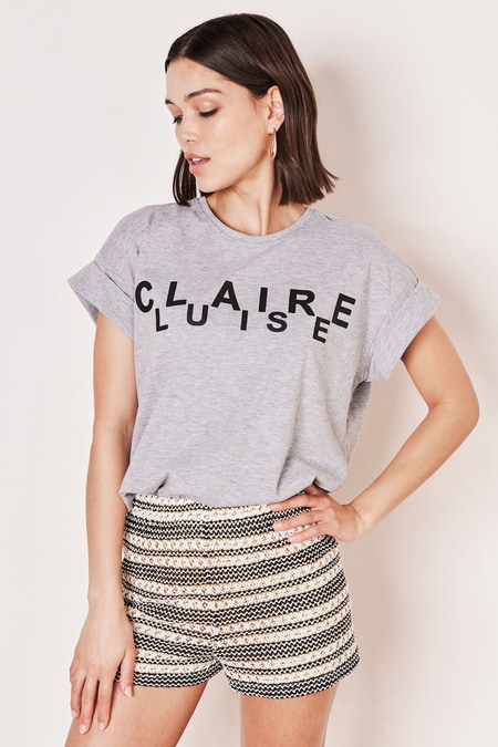 T-Shirt mit Logo-Print