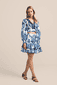 Bluse mit Borte