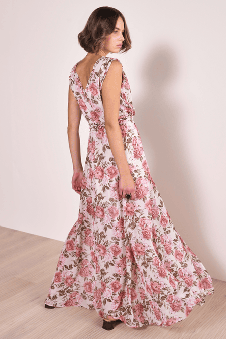 Langes sommerkleid chiffon clearance