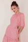 Mini dress with pattern