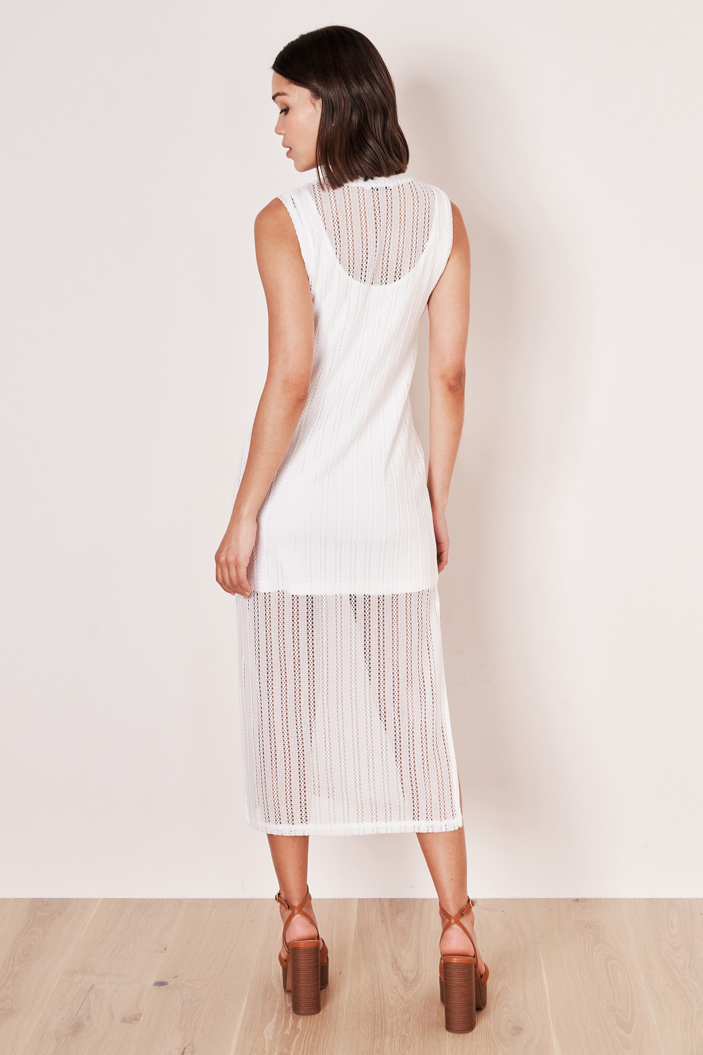 Flowing knitted dress