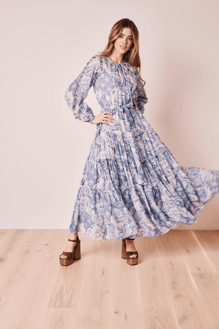 Paisleymuster Sommerkleid