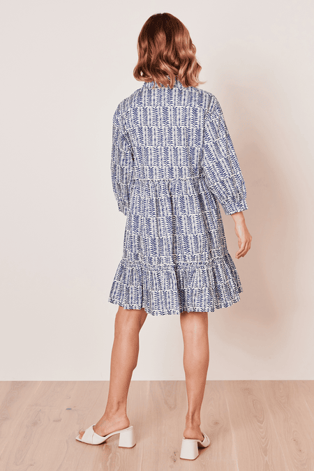 Wide shirt blouse dress