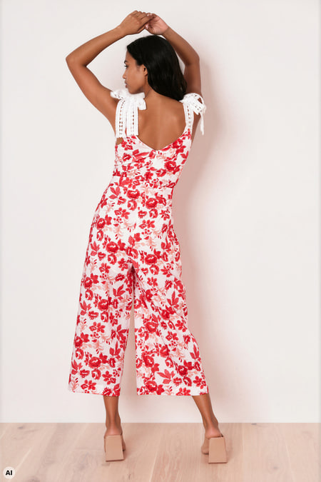 Floral jumpsuit