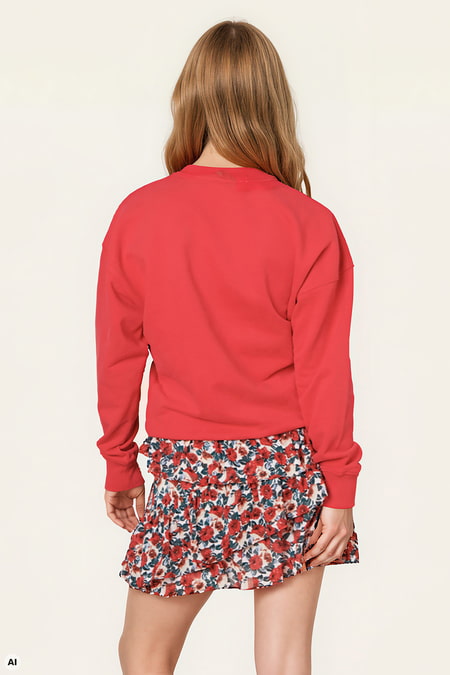 Sweatshirt mit Stickerei