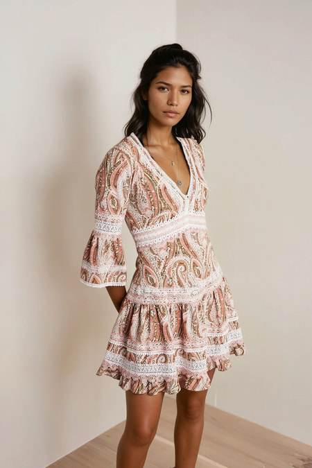 Kleid mit Paisleymuster